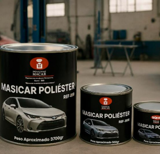 Masilla poliéster para lámina de carro