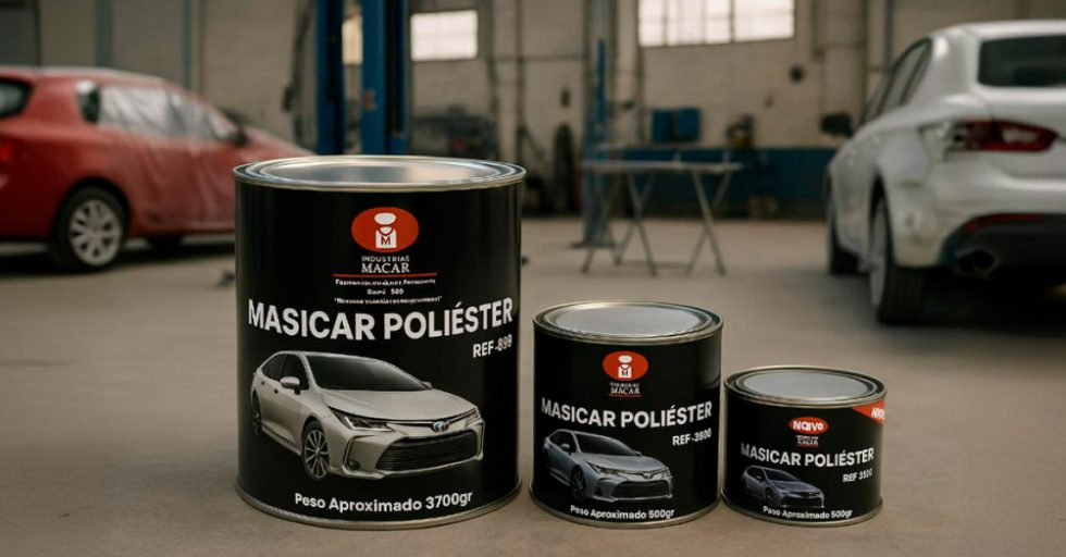 Masilla poliéster para lámina de carro