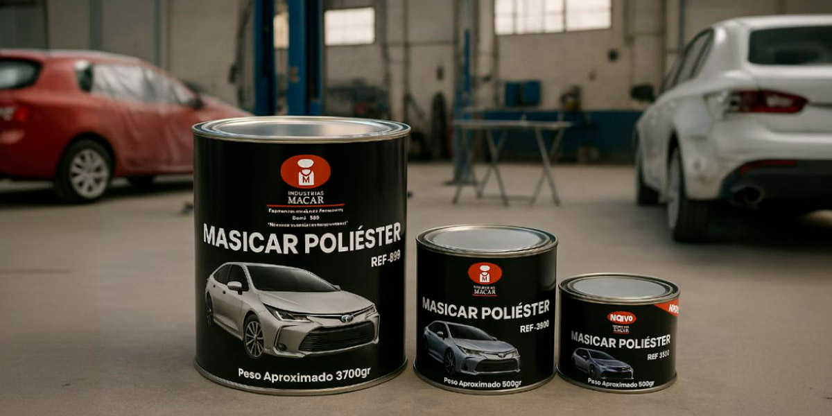 Masilla poliéster para lámina de carro