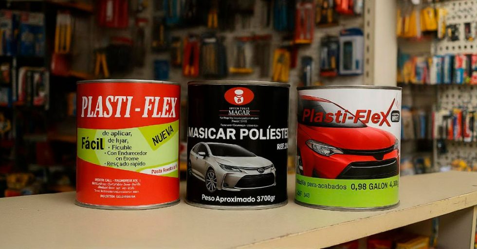 cómo elegir la masilla poliéster adecuada