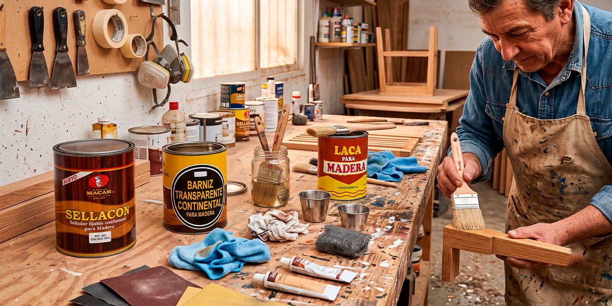 Diferencia entre Laca barniz y sellador para madera